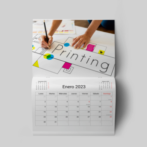 Calendario revista tink factoría de color