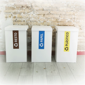 Papeleras desechables tink factoria de color