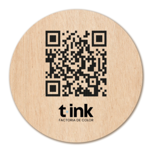 Placa Informativa con código QR para negocios