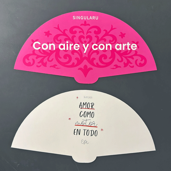 Abanicos de Cartón - Personalizados - Imagen 2
